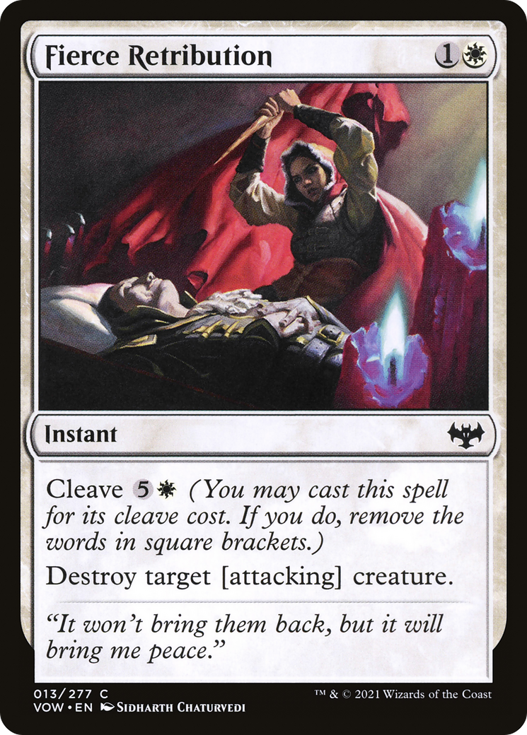 Fierce Retribution [Innistrad: Crimson Vow]