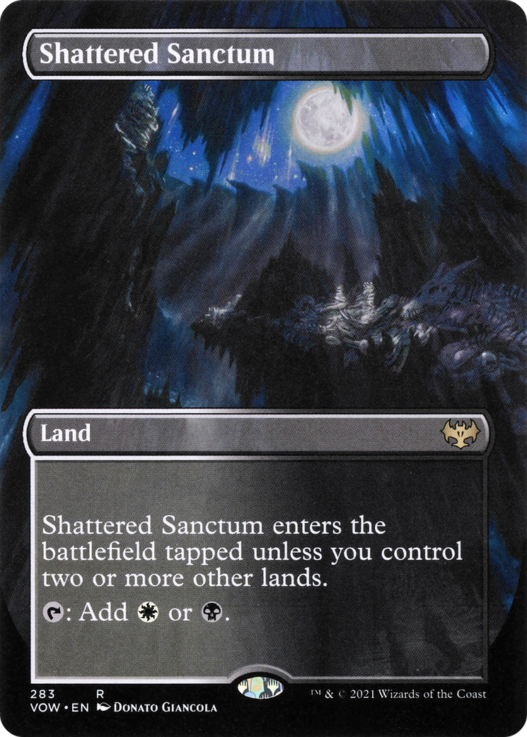 Shattered Sanctum (Borderless Alternate Art) [Innistrad: Crimson Vow]