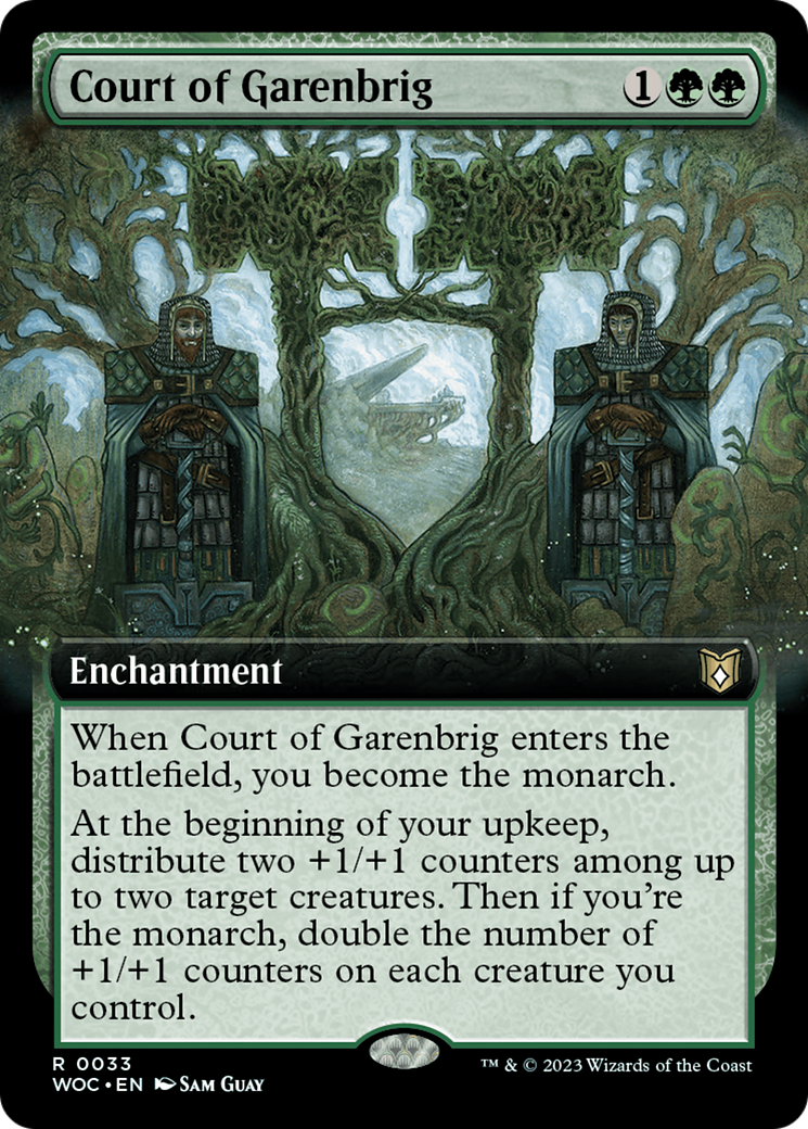 Court of Garenbrig (Extended Art) [Wilds of Eldraine Commander]