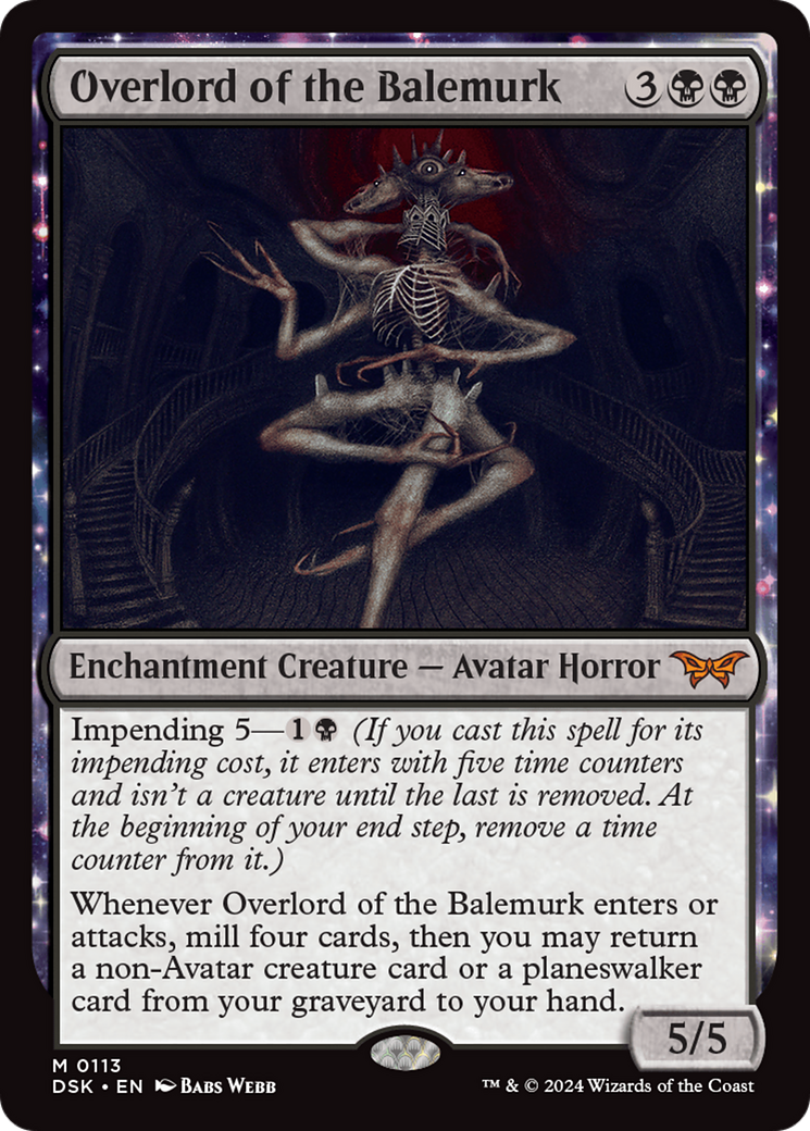 Overlord of the Balemurk [Duskmourn: House of Horror]