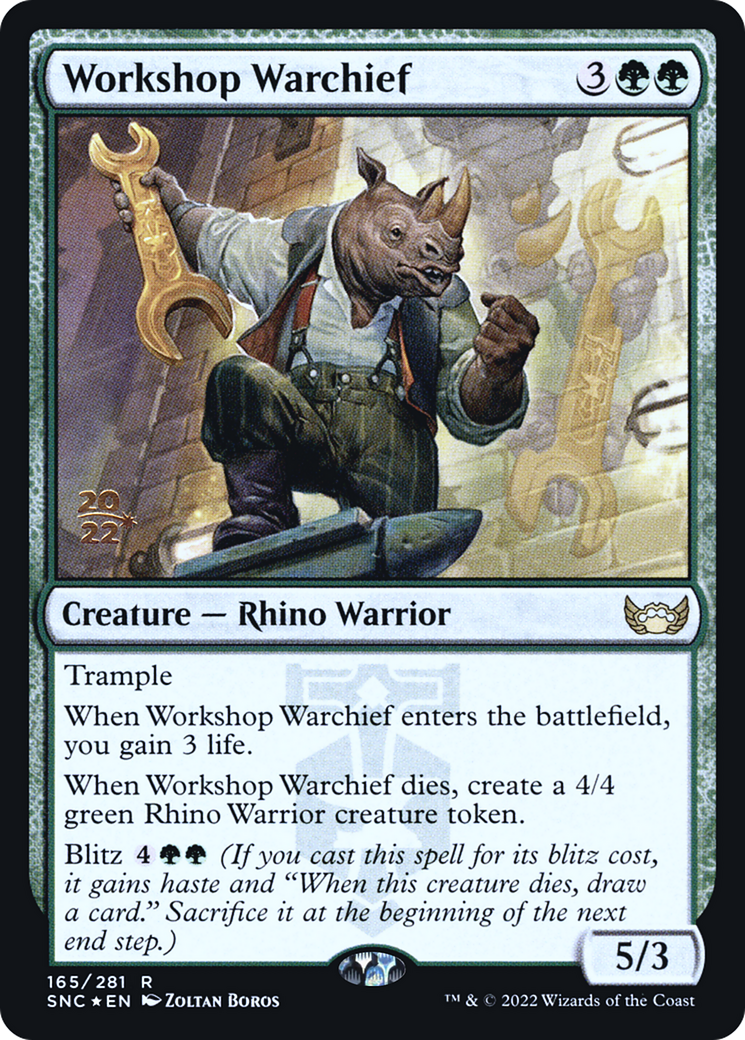 Workshop Warchief [Streets of New Capenna Prerelease Promos]