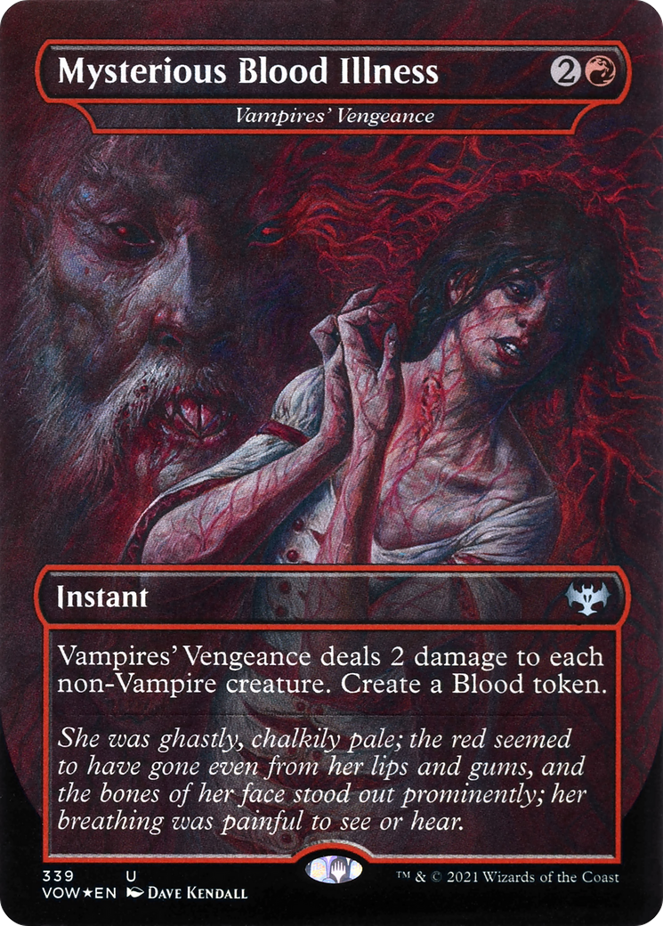 Vampires' Vengeance - Mysterious Blood Illness [Innistrad: Crimson Vow]