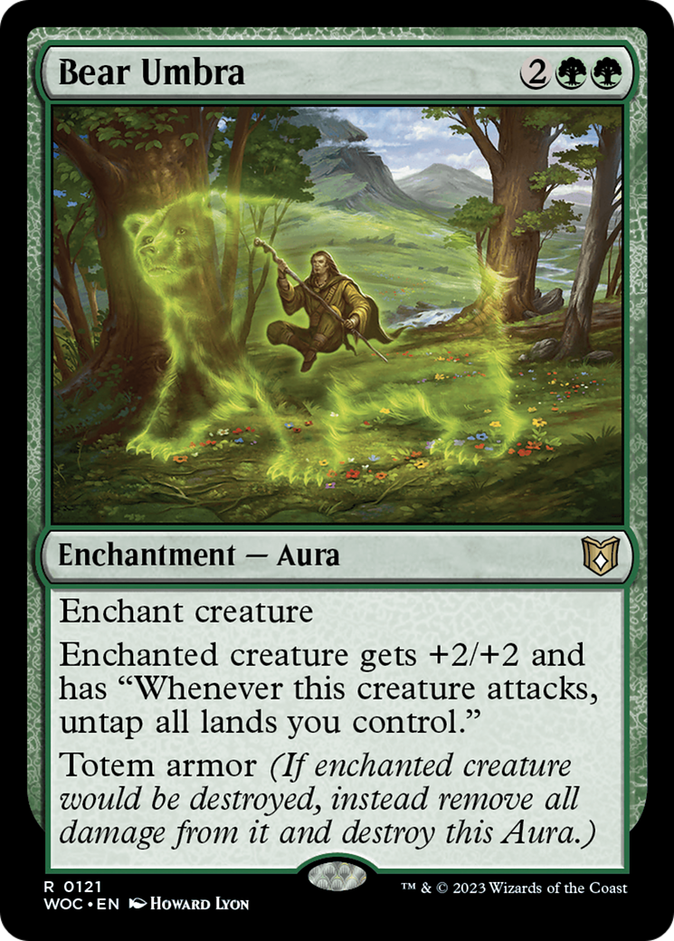 Bear Umbra [Wilds of Eldraine Commander]