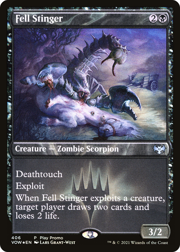 Fell Stinger (Play Promo) [Innistrad: Crimson Vow]