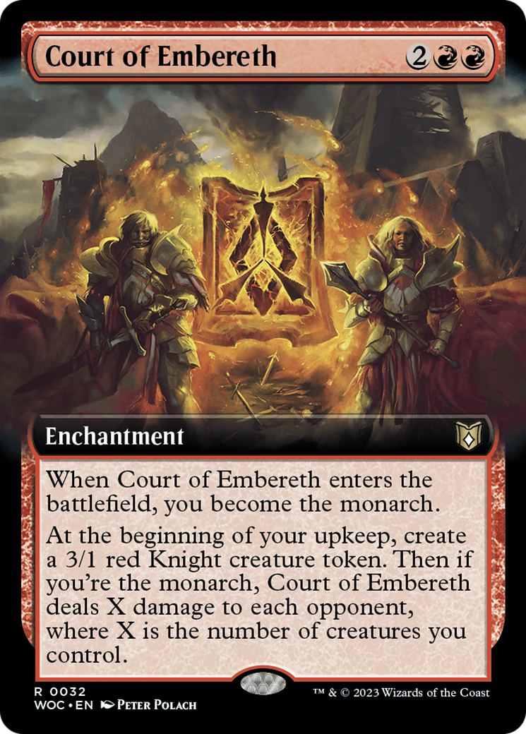 Court of Embereth (Extended Art) [Wilds of Eldraine Commander]