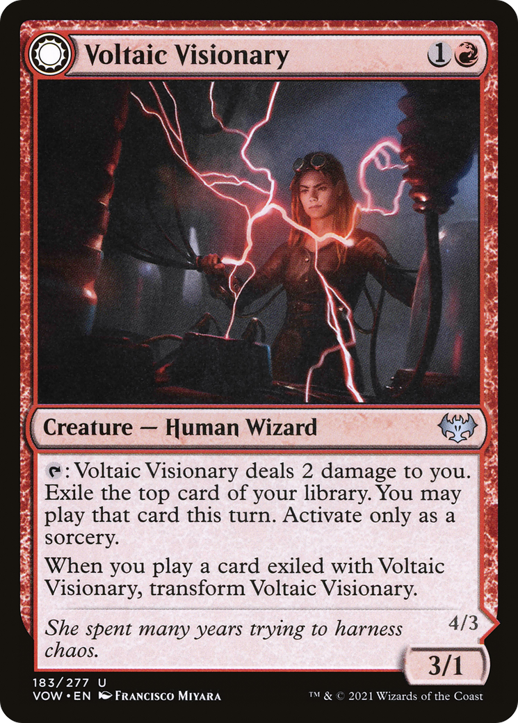 Voltaic Visionary // Volt-Charged Berserker [Innistrad: Crimson Vow]