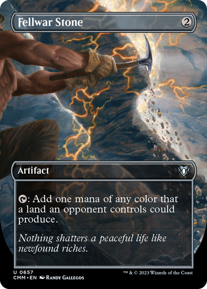 Fellwar Stone (Borderless Alternate Art) [Commander Masters]