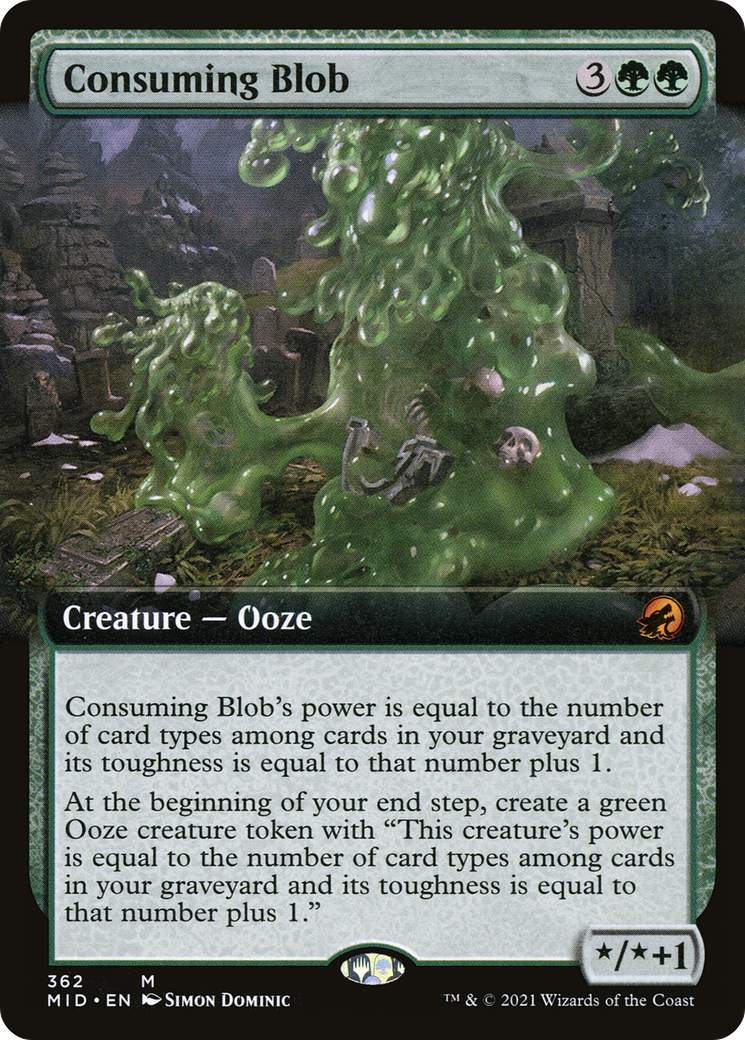 Consuming Blob (Extended Art) [Innistrad: Midnight Hunt]