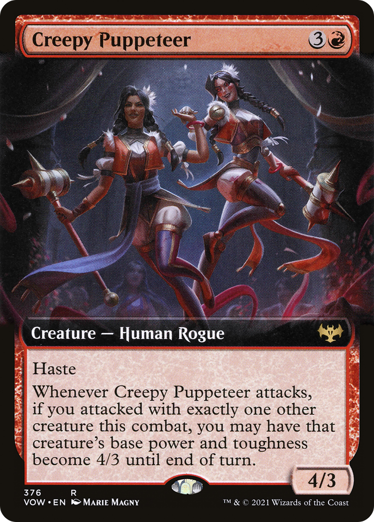 Creepy Puppeteer (Extended Art) [Innistrad: Crimson Vow]