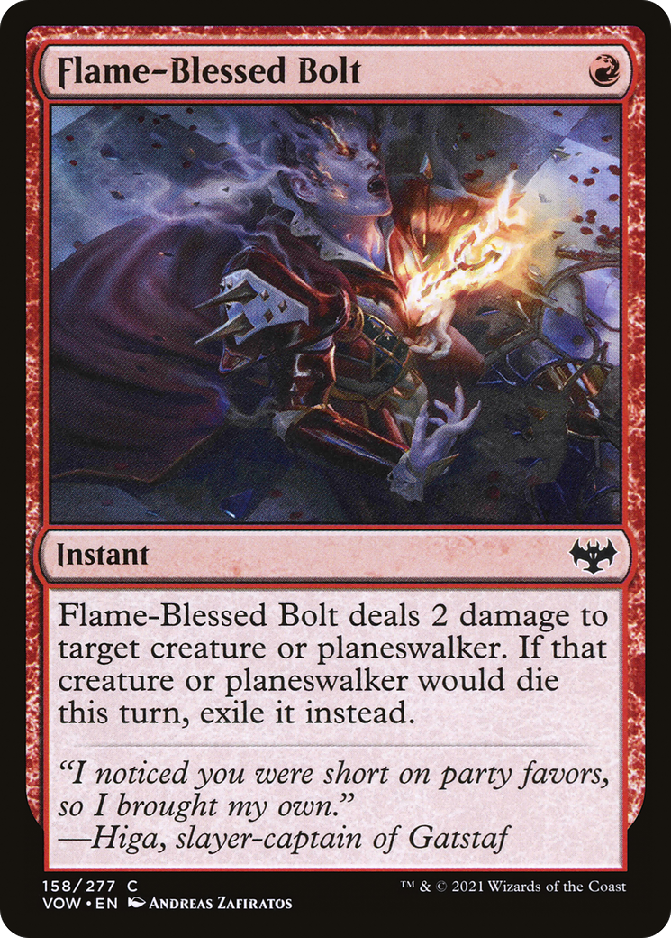 Flame-Blessed Bolt [Innistrad: Crimson Vow]