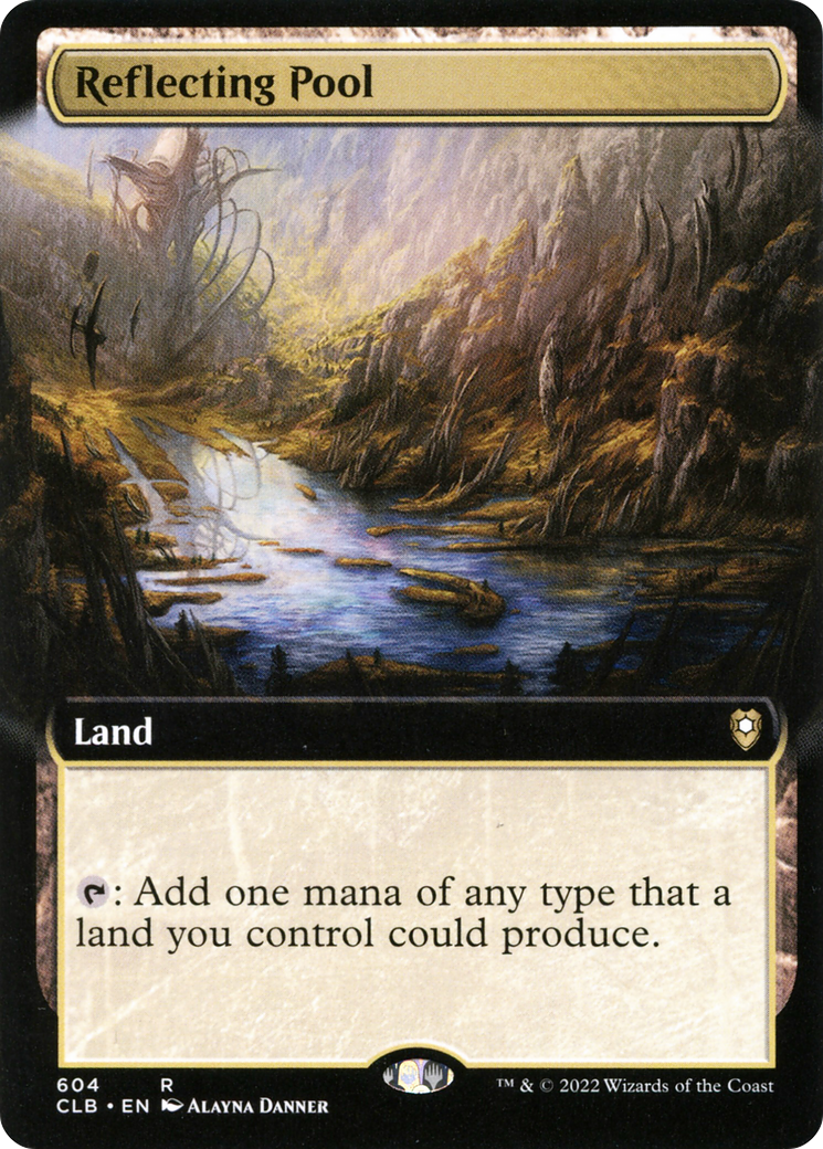 Reflecting Pool (Extended Art) [Commander Legends: Battle for Baldur's Gate]