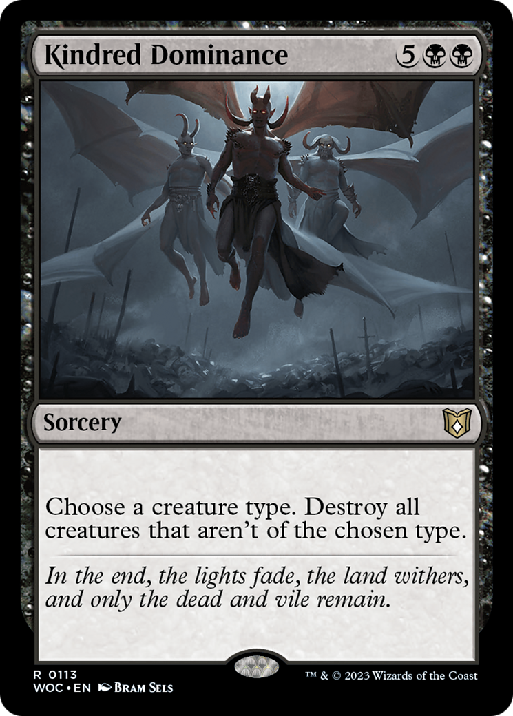 Kindred Dominance [Wilds of Eldraine Commander]