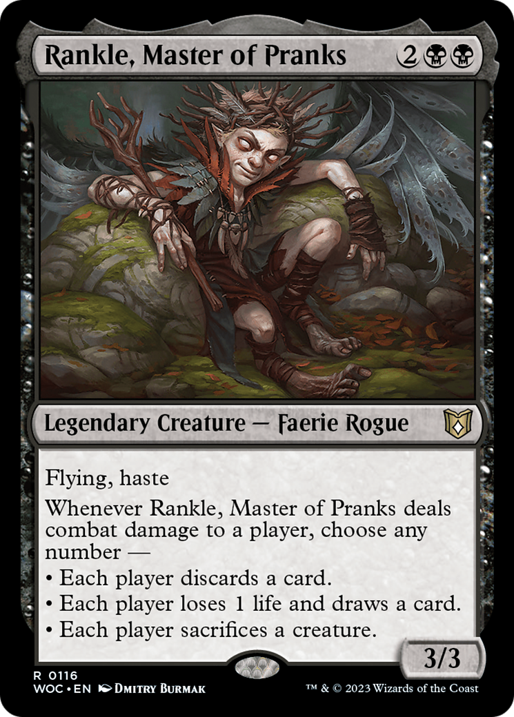 Rankle, Master of Pranks [Wilds of Eldraine Commander]