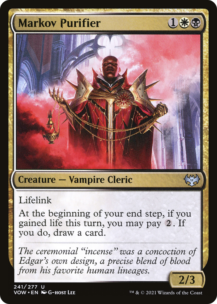 Markov Purifier [Innistrad: Crimson Vow]