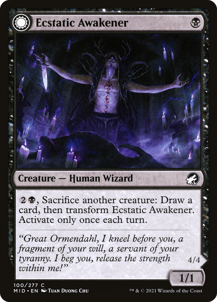 Ecstatic Awakener // Awoken Demon [Innistrad: Midnight Hunt]