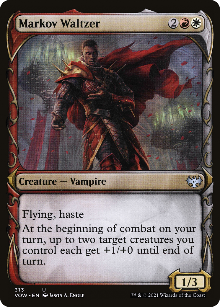 Markov Waltzer (Showcase Fang Frame) [Innistrad: Crimson Vow]