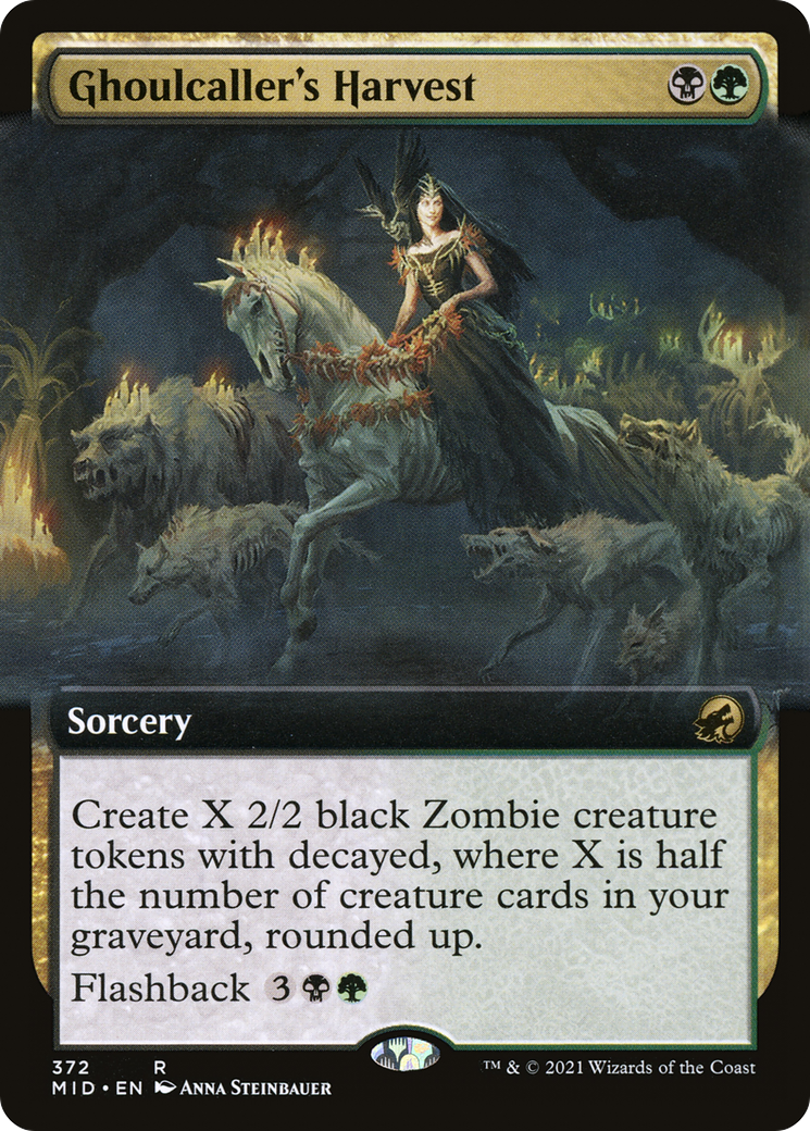 Ghoulcaller's Harvest (Extended Art) [Innistrad: Midnight Hunt]