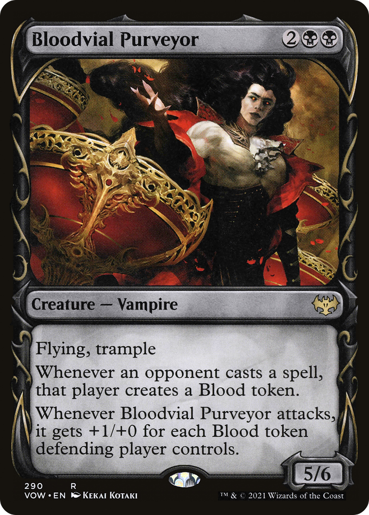 Bloodvial Purveyor (Showcase Fang Frame) [Innistrad: Crimson Vow]