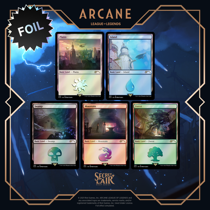 Secret Lair: Drop Series - Secret Lair x Arcane (Lands - Foil Edition)