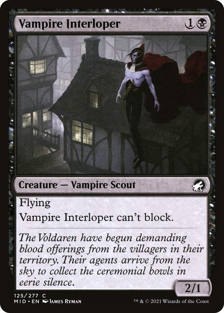 Vampire Interloper [Innistrad: Midnight Hunt]