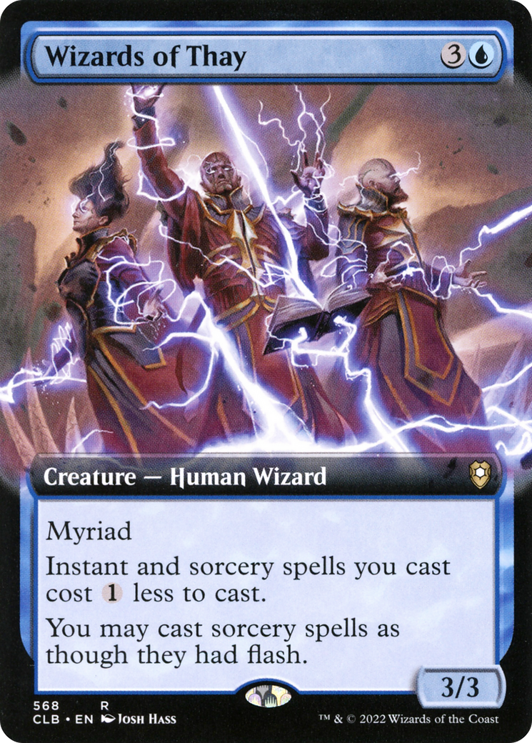 Wizards of Thay (Extended Art) [Commander Legends: Battle for Baldur's Gate]
