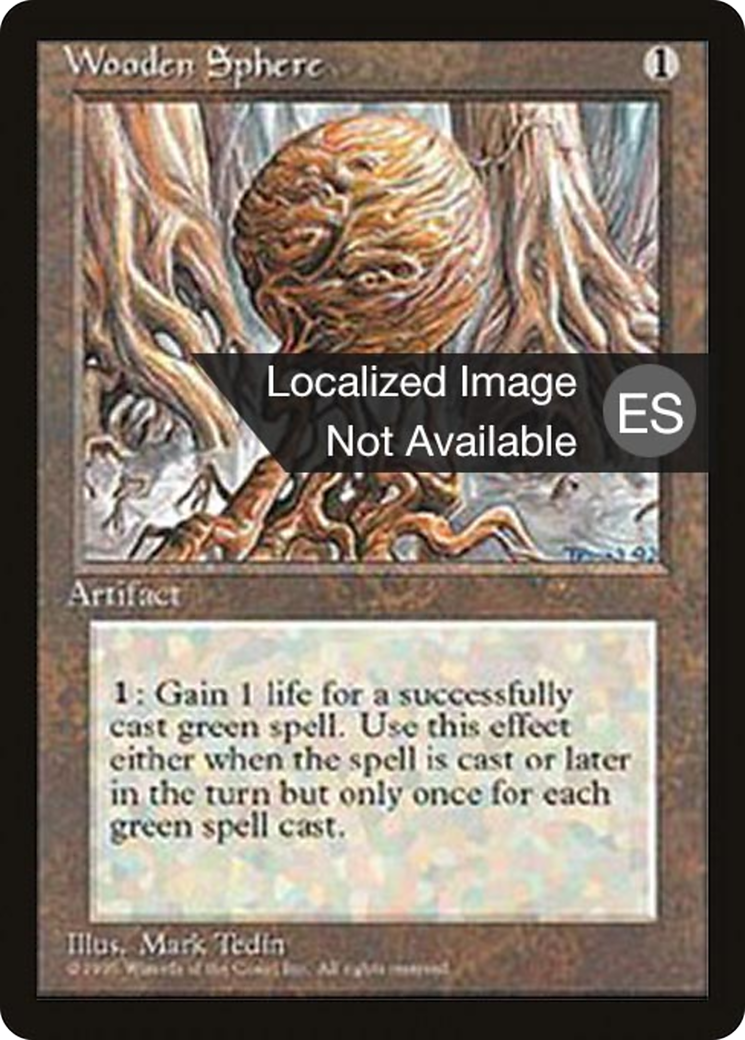 Wooden Sphere [Fourth Edition Foreign Black Border]