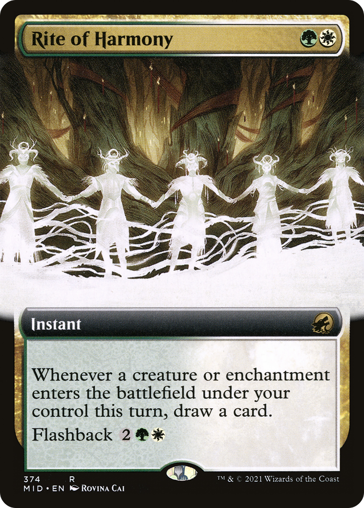 Rite of Harmony (Extended Art) [Innistrad: Midnight Hunt]