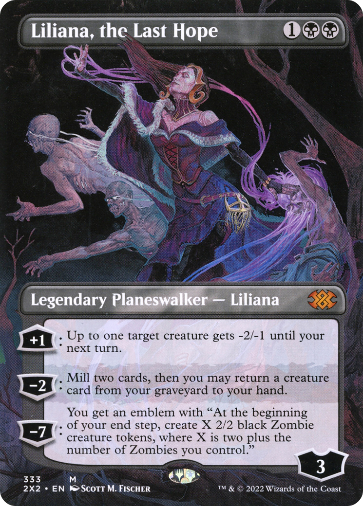 Liliana, the Last Hope (Borderless) [Double Masters 2022]