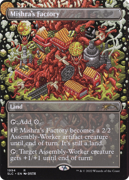 Mishra's Factory (Borderless) [Secret Lair 30th Anniversary Countdown Kit]