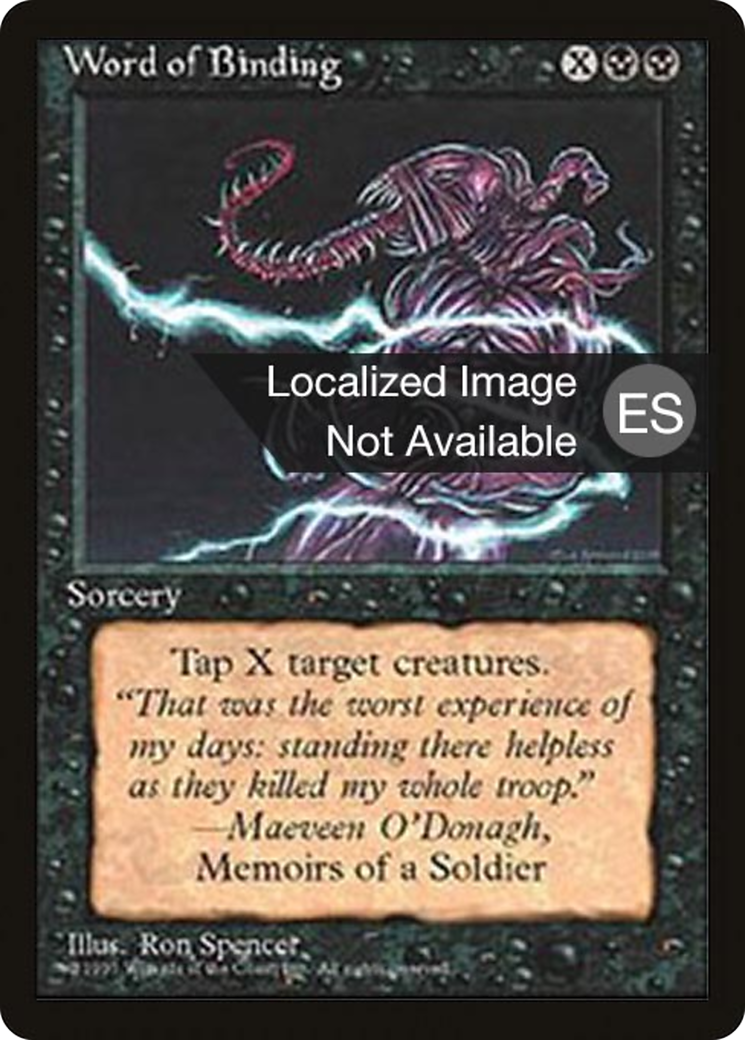 Word of Binding [Fourth Edition Foreign Black Border]