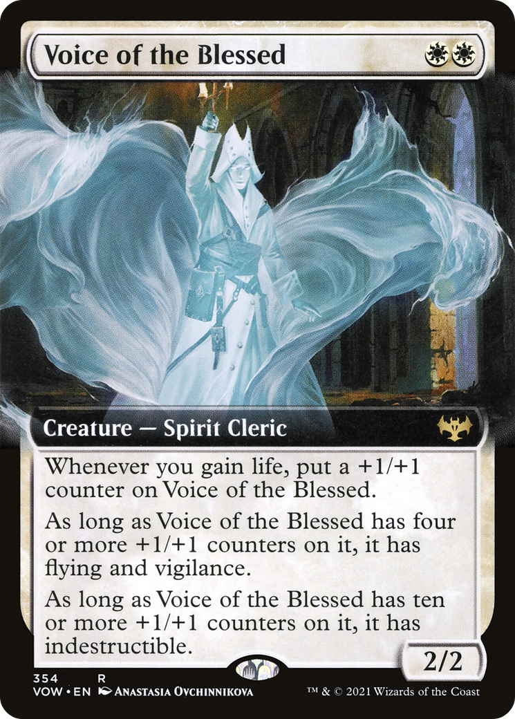 Voice of the Blessed (Extended Art) [Innistrad: Crimson Vow]