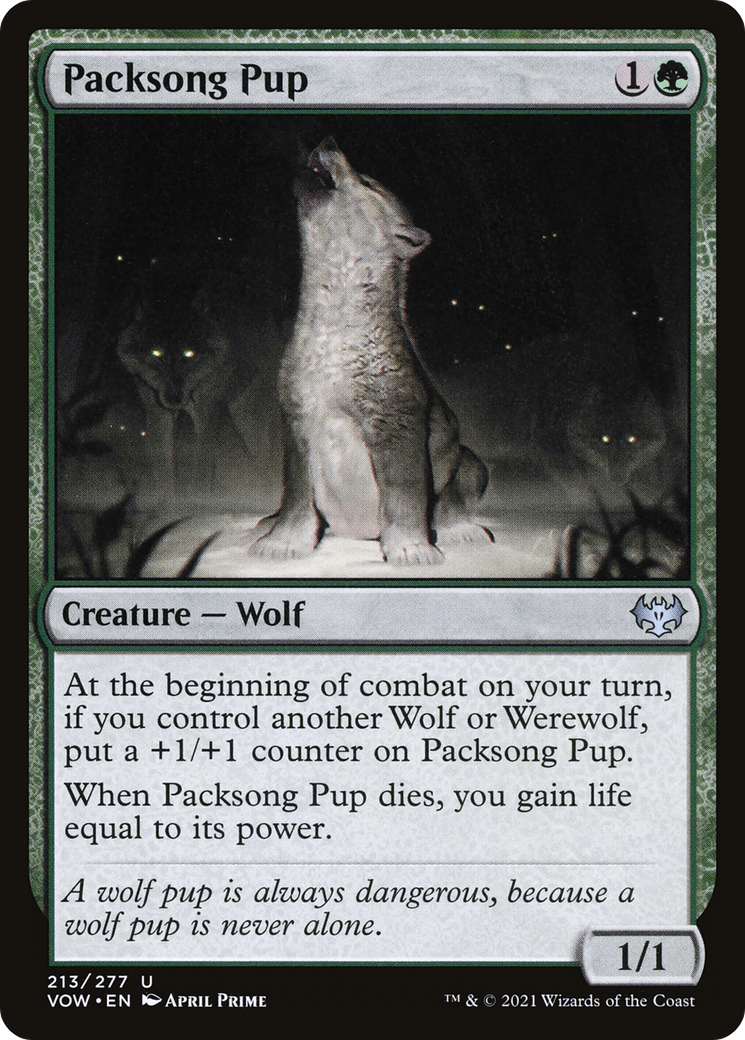 Packsong Pup [Innistrad: Crimson Vow]