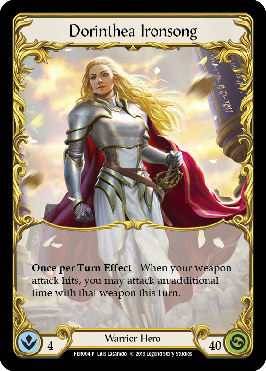 Dorinthea Ironsong [HER004-P] (Promo) 1st Edition Cold Foil