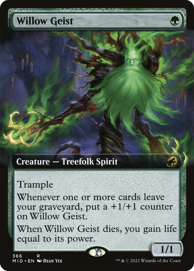 Willow Geist (Extended Art) [Innistrad: Midnight Hunt]