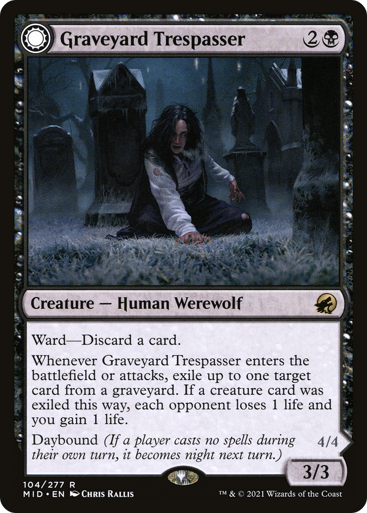 Graveyard Trespasser // Graveyard Glutton [Innistrad: Midnight Hunt]