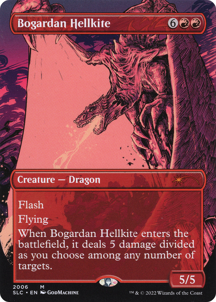 Bogardan Hellkite (Borderless) [Secret Lair 30th Anniversary Countdown Kit]