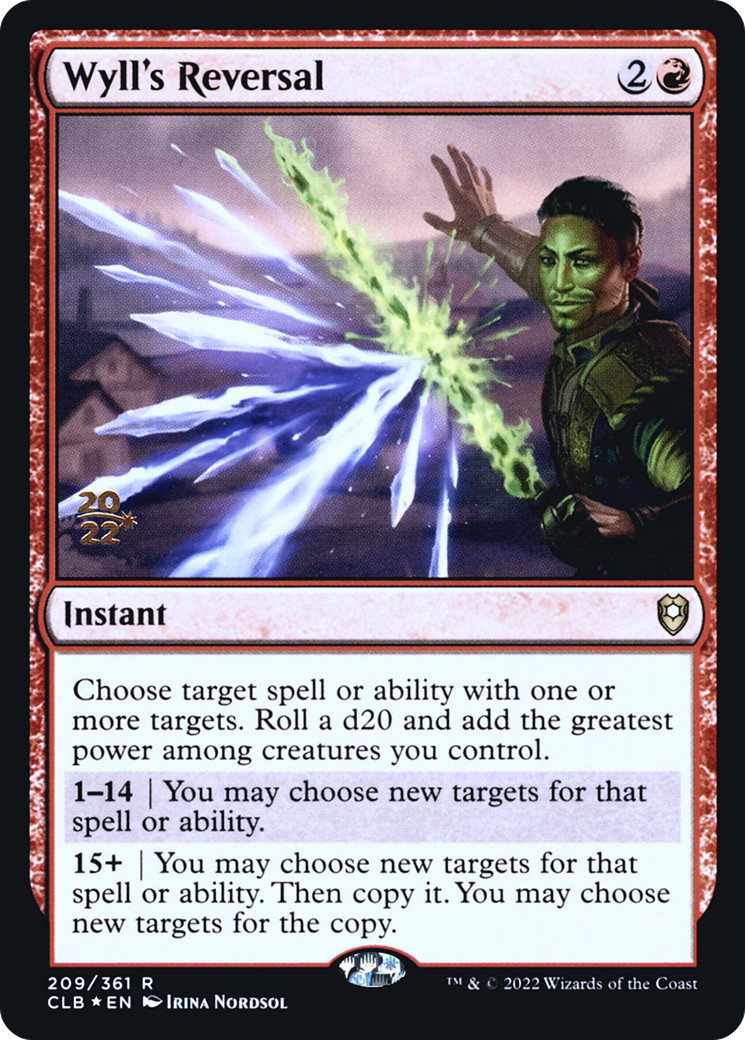 Wyll's Reversal [Commander Legends: Battle for Baldur's Gate Prerelease Promos]