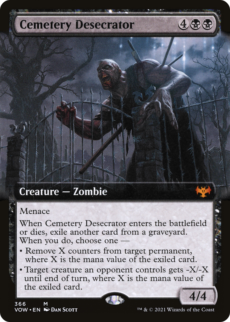 Cemetery Desecrator (Extended Art) [Innistrad: Crimson Vow]