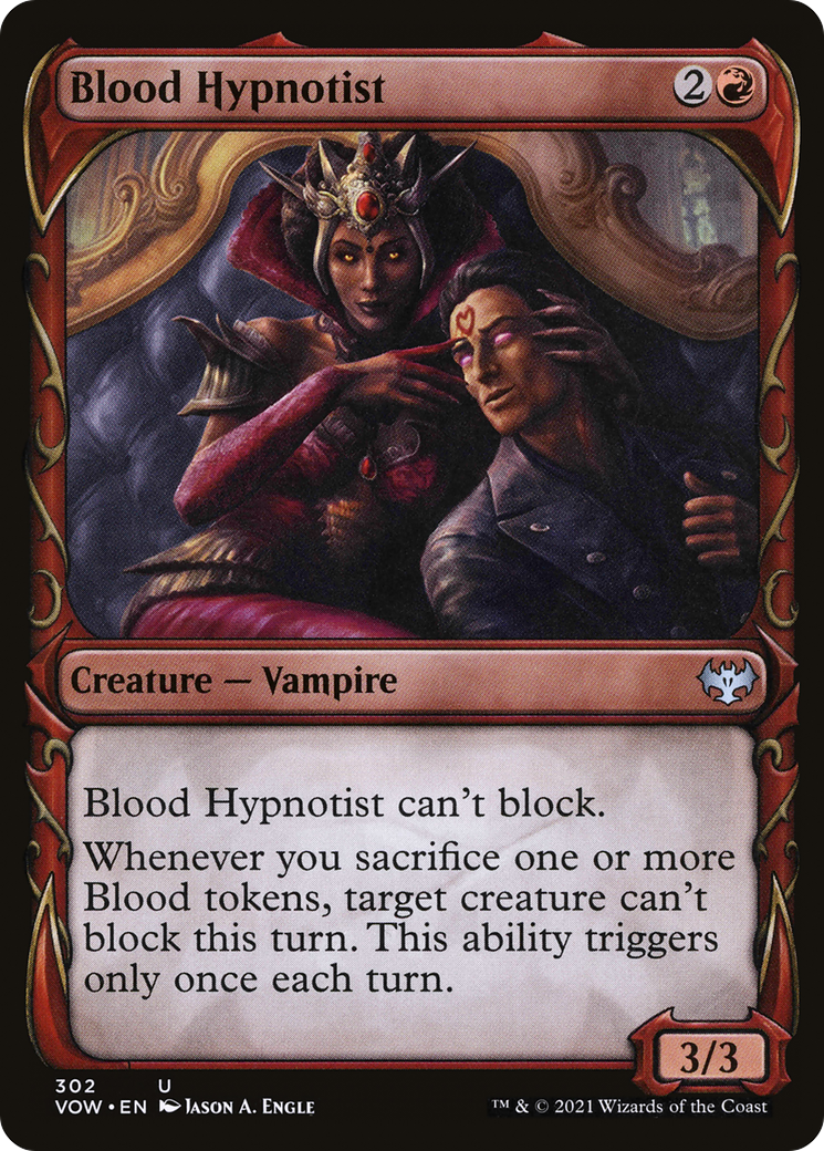 Blood Hypnotist (Showcase Fang Frame) [Innistrad: Crimson Vow]