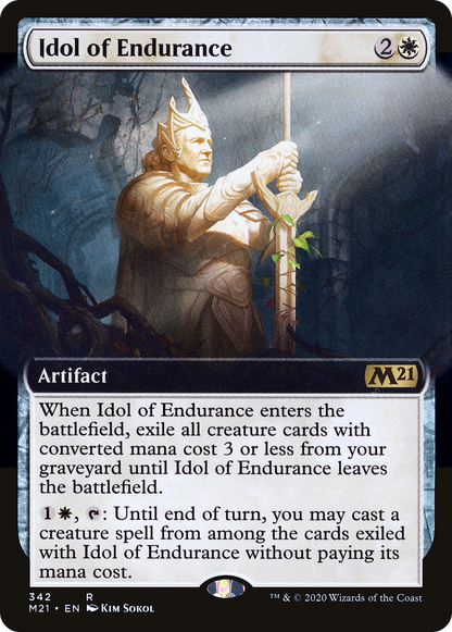 Idol of Endurance (Extended Art) [Core Set 2021]