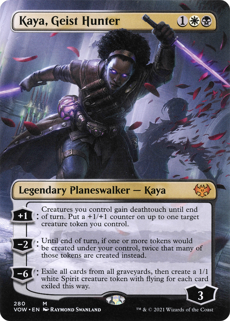 Kaya, Geist Hunter (Borderless) [Innistrad: Crimson Vow]