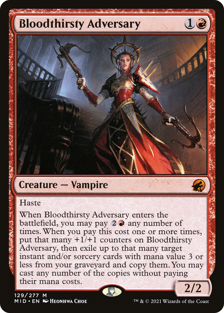 Bloodthirsty Adversary [Innistrad: Midnight Hunt]