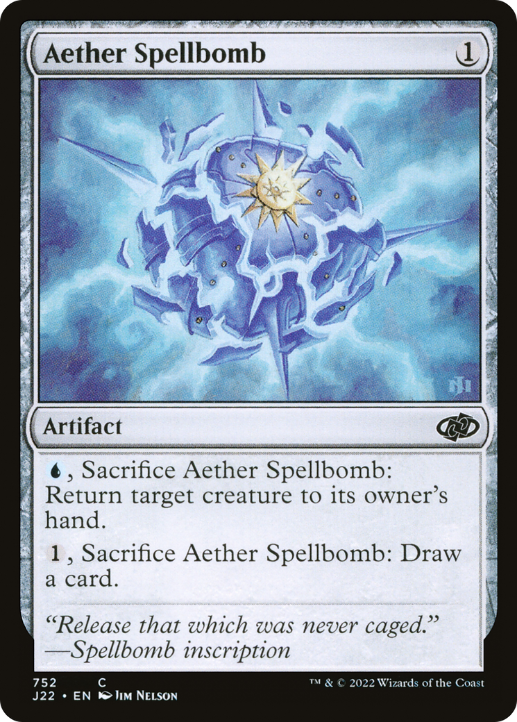 Aether Spellbomb [Jumpstart 2022]