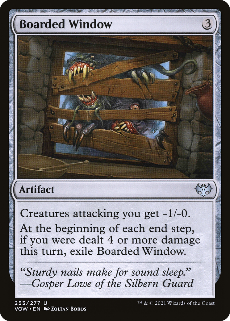 Boarded Window [Innistrad: Crimson Vow]