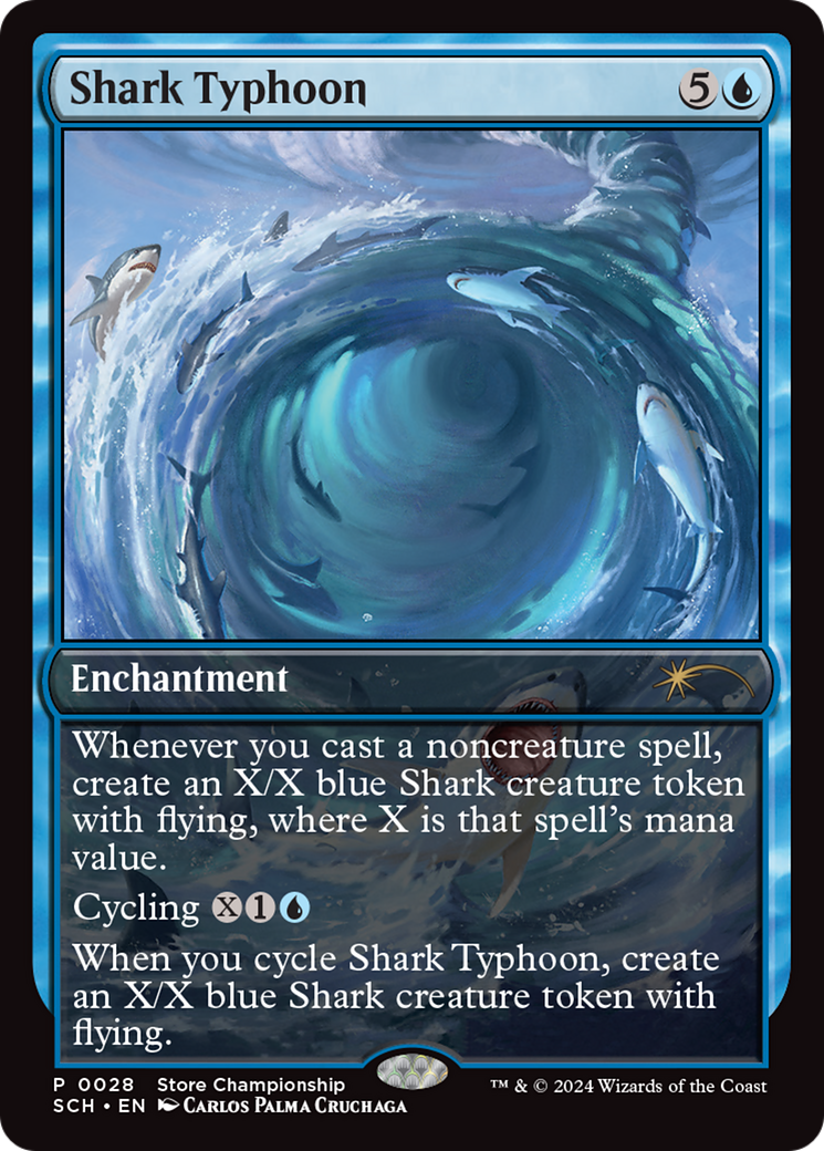 Shark Typhoon (Store Championship) [Bloomburrow Promos]