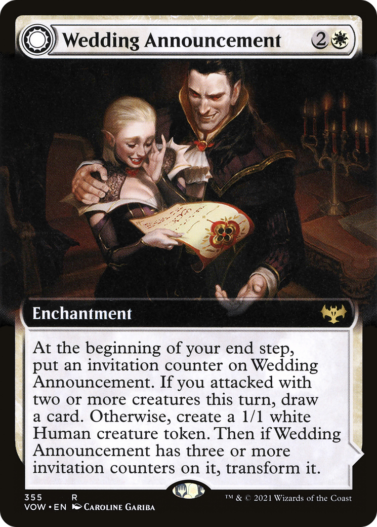 Wedding Announcement // Wedding Festivity (Extended Art) [Innistrad: Crimson Vow]