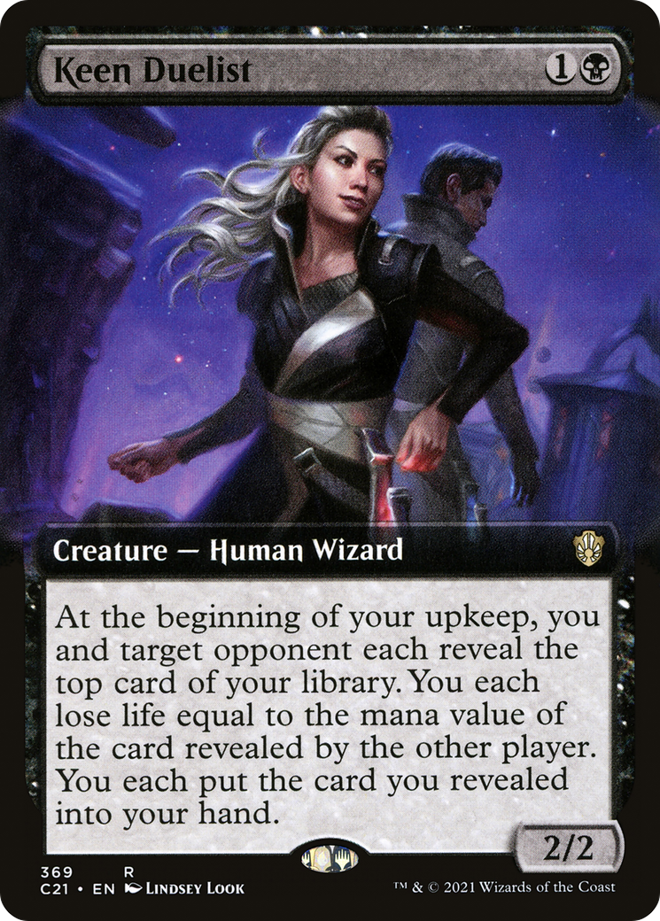 Keen Duelist (Extended Art) [Commander 2021]