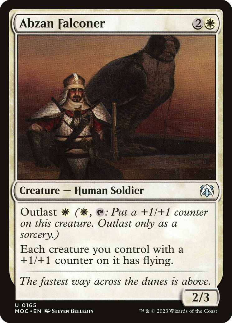 Abzan Falconer [March of the Machine Commander]