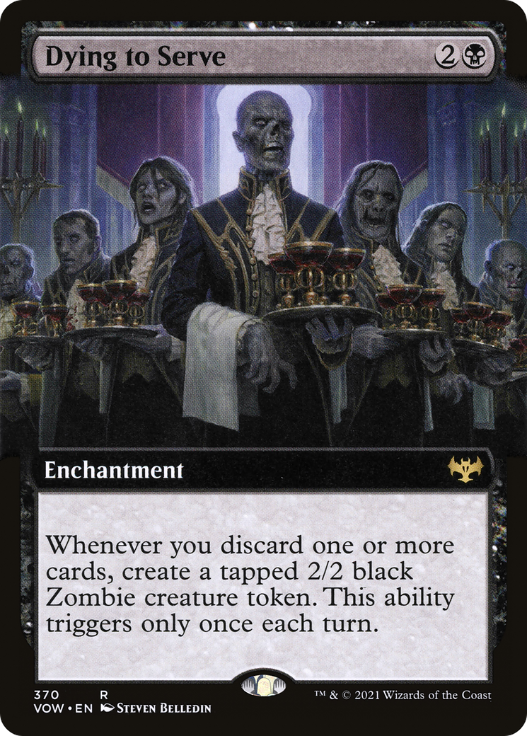 Dying to Serve (Extended Art) [Innistrad: Crimson Vow]