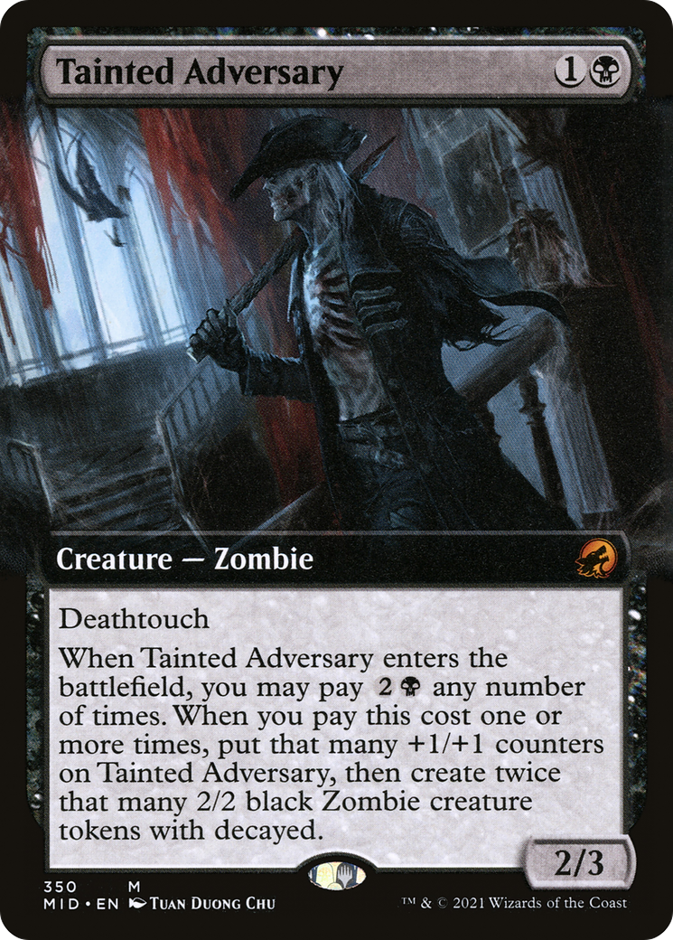 Tainted Adversary (Extended Art) [Innistrad: Midnight Hunt]